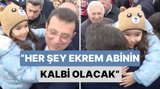 Üsküdar'da Halkla Buluşan Ekrem İmamoğlu'na Minik Bir Kızın Gösterdiği Sevgi Gündem Oldu