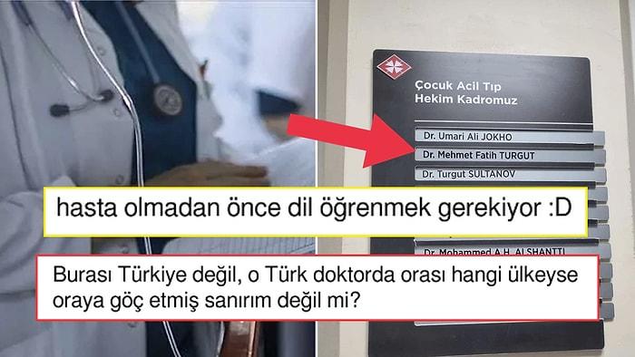 Türkiye'de Bir Hastanenin Çocuk Acilinde Görev Yapan Doktorların İsim Listesi Dikkat Çekti