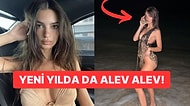 "Dünyanın En Seksi Kadını" Ünvanının Hakkını Veren Emrata Yılın İlk Pozuyla Tozu Dumana Kattı