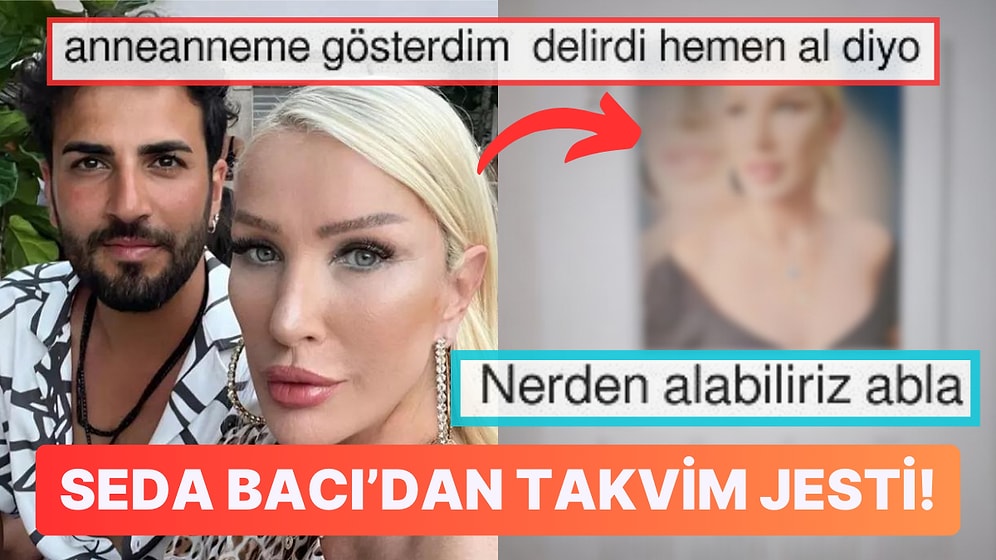 Seda Sayan Photoshop Yeteneklerini Konuşturdu, Sevenlerine Takvim Jesti Geldi