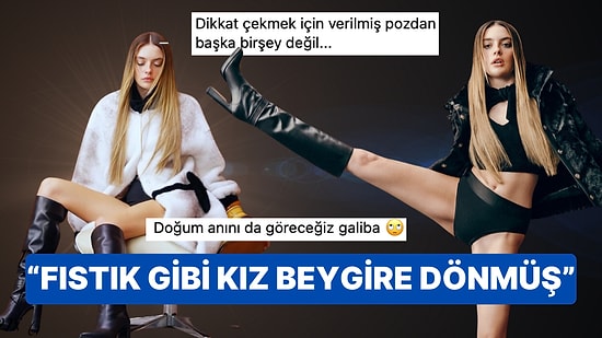 Enteresan Halleriyle Gündemden Düşmeyen Melis Sezen'in ELLE Pozları "Yine Dikkat Çekmeye Çalışıyor" Dedirtti