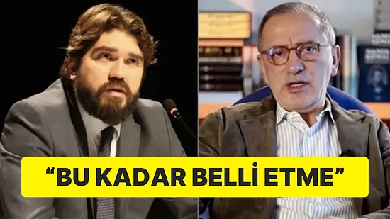 Rasim Ozan Kütahyalı’dan Fatih Altaylı’ya: “Bu Kadar Belli Etme”