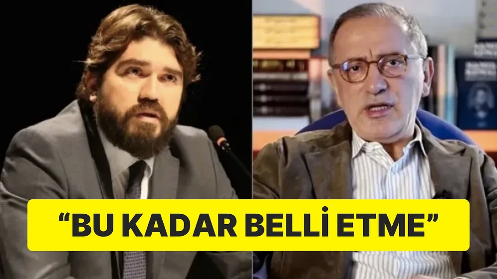 Rasim Ozan Kütahyalı’dan Fatih Altaylı’ya: “Bu Kadar Belli Etme”