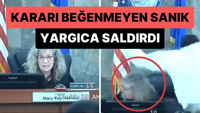 Şartlı Tahliye Talebi Reddedilen Sanık Kürsünün Üzerinden Uçarak Yargıca Saldırdı