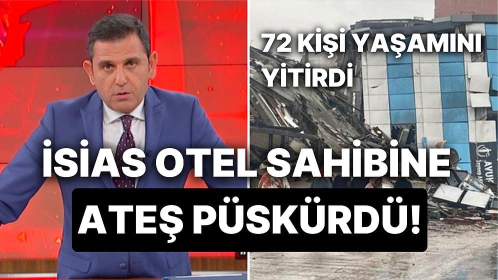 Fatih Portakal Ateş Püskürdü: 72 Kişinin Yaşamını Yitirdiği İsias Otelin Sahibi Suçlamaları Kabul Etmedi!