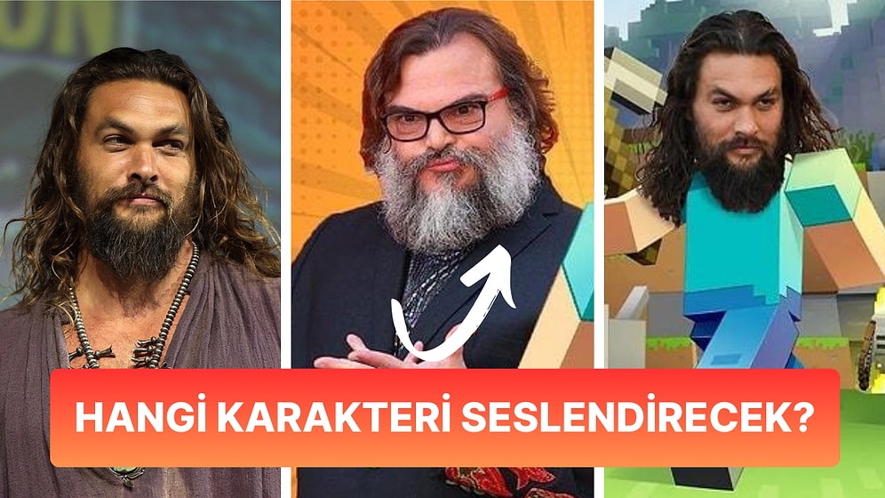 Jack Black, Jason Momoa'nın Başrolünde Yer Aldığı 'Minecraft' Filminin Kadrosuna Dahil Oldu!