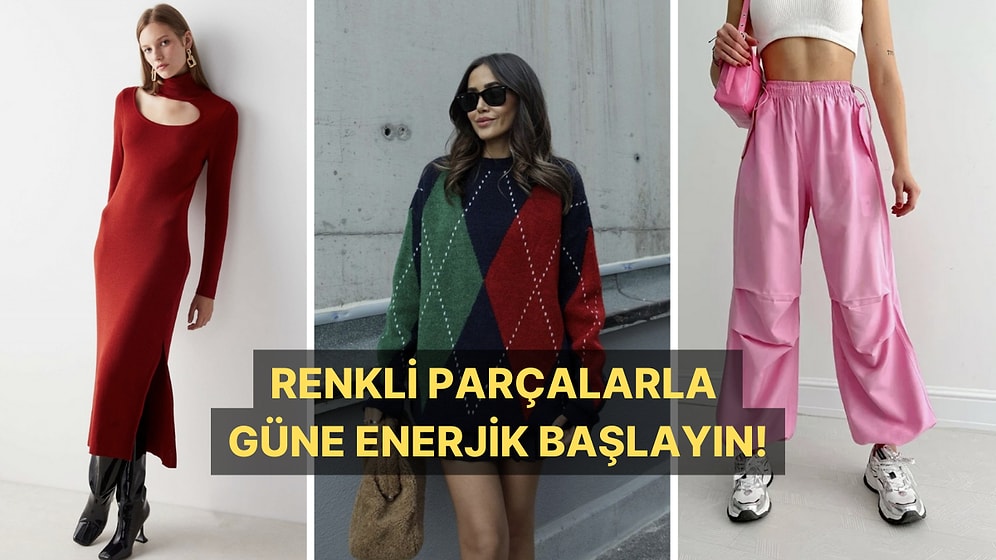 Kasvetli Havalarda Güne Enerjik Başlamanızı Sağlayacak Renkli Kombin Önerileri