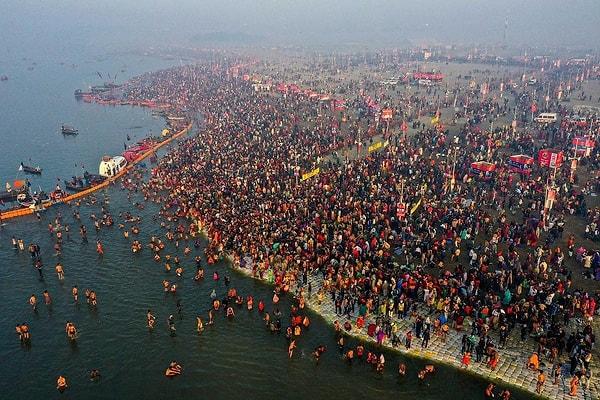 6. What kind of event is the ''Kumbh Mela'', the world's largest event held in India?