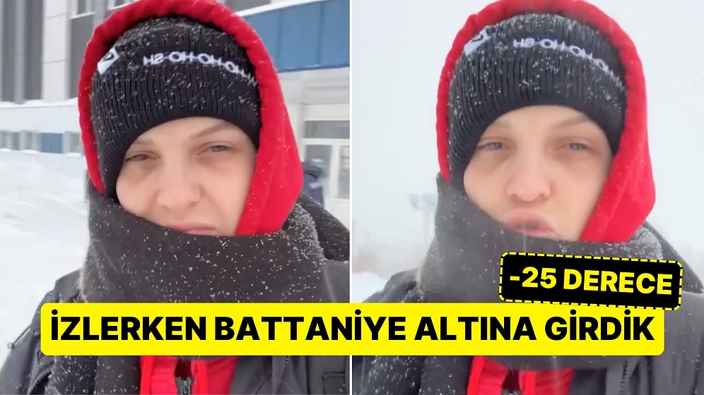 Rusya'da -25 Derecede Maça Çıkan Ebrar Karakurt'un Paylaşımını Görünce Oturduğunuz Yerde Üşüyeceksiniz!