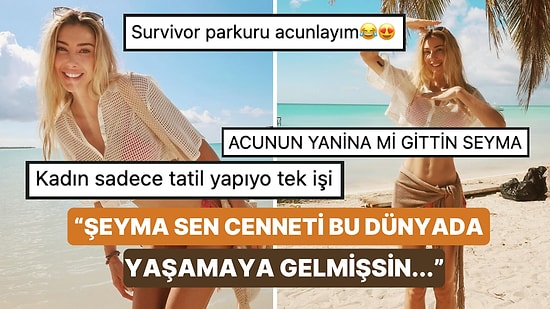 Survivor Başlar Başlamaz Rotasını Dominik'e Çeviren Şeyma Subaşı'ndan Yeni Pozlar Geldi