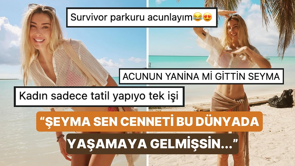 Survivor Başlar Başlamaz Rotasını Dominik'e Çeviren Şeyma Subaşı'ndan Yeni Pozlar Geldi