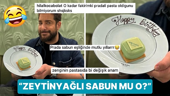 Ucuzluğa Tahammülü Olmayan Enis Arıkan'ın Gururla Sunduğu Prada Pastası Zeytinyağlı Sabuna Benzetildi!