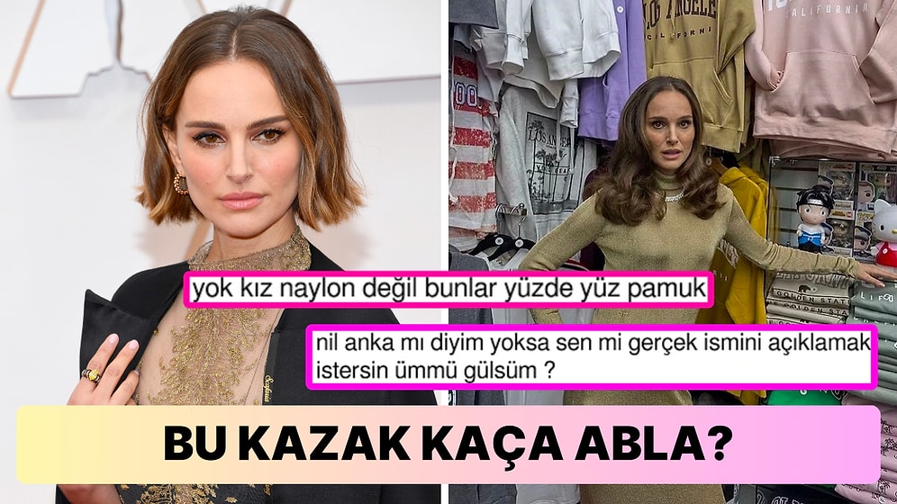 Natalie Portman'ın Kapalı Çarşı Esnafı Gibi Verdiği Poza Sosyal Medyanın Goygoyseverleri Tepkisiz Kalmadı!