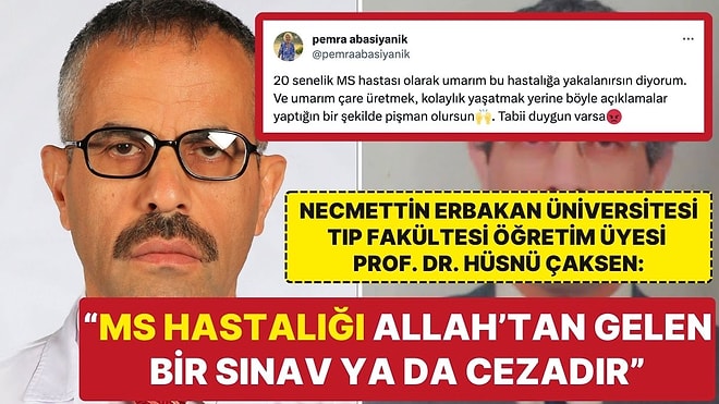 Öğretim Üyesi Prof. Dr. Hüsnü Çaksen: “MS Hastalığının Allah’tan Gelen Bir Sınav, Ceza Olduğuna İnanıyoruz”