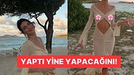 Sütyenlerle Yıldızı Bir Türlü Barışmayan Kendall Jenner Transparan Elbisesiyle Yürek Hoplattı