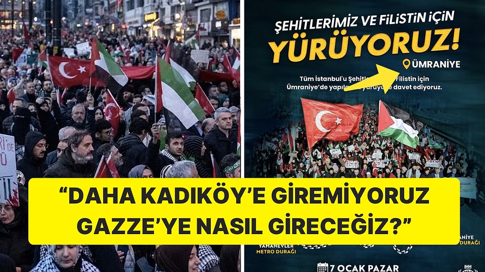 İHH’nın Kadıköy Yürüyüşü İptal: Yeni Adres Ümraniye