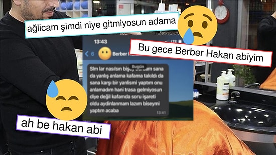 Bir Berberin Müşterisine Utana Sıkıla Gönderdiği Duygusal Mesaj İçimizi 'Cız' Ettirdi