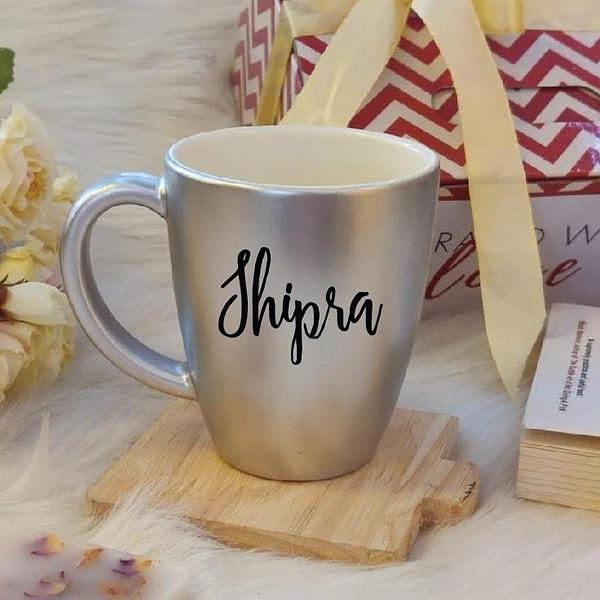 "He gave me a mug with my name on it, but..." 'My name was misspelled!'