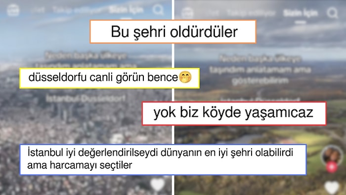 İstanbul'dan Almanya'ya Neden Taşındığını Uçaktan Çektiği Görüntüleri Birleştirerek Özetledi