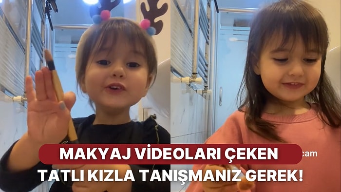 Makyaj Videoları Çekerek Geleceğin Influencerı Olmaya Aday Olan Tatlı Kıza Bayılacaksınız