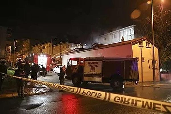 İstanbul'un Sultanbeyli ilçesinde bulunan yatılı bir Kuran kursunda gece 01.30 saatlerinde yangın çıktı.