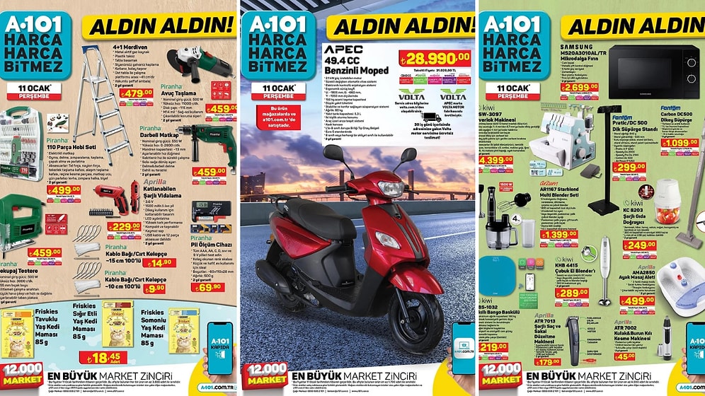 A101'e Ayak Masaj Aleti Geliyor! 11 Ocak 2024 A101 Aldın Aldın Kataloğu
