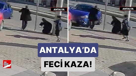 Antalya'da Kaldırımda Bekleyen Çift Kontrolden Çıkan Bir Aracın Altında Kalarak Hayatını Kaybetti!