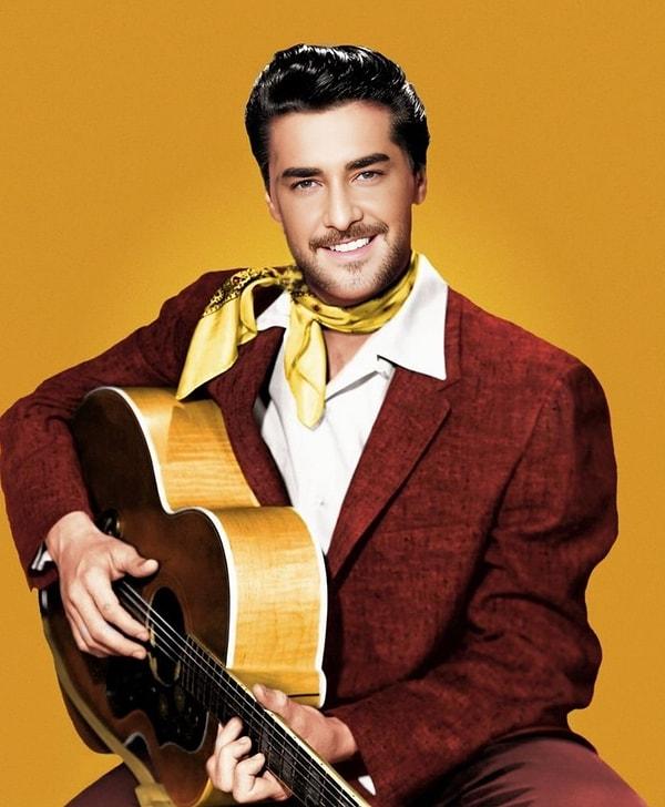 13. Elvis Presley'nin ikonik pozuna en çok Enis Arıkan yakıştı.