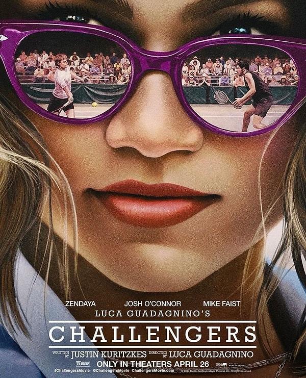 Luca Guadagnino’nun başrollerinde Zendaya, Josh O’Connor ve Mike Faist'in yer aldığı yeni filmi Challengers'dan ilk afiş yayımlandı.