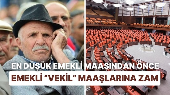 Emekliye Zamda Sadece Memur İşçi Farkı Yok: Milletvekiline de Asgari Ücret Zammı