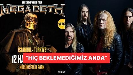 Dünyaca Ünlü Metal Grubu Megadeth İstanbul Dinleyicisiyle 7 Yıl Sonra Tekrardan Bir Araya Geliyor!