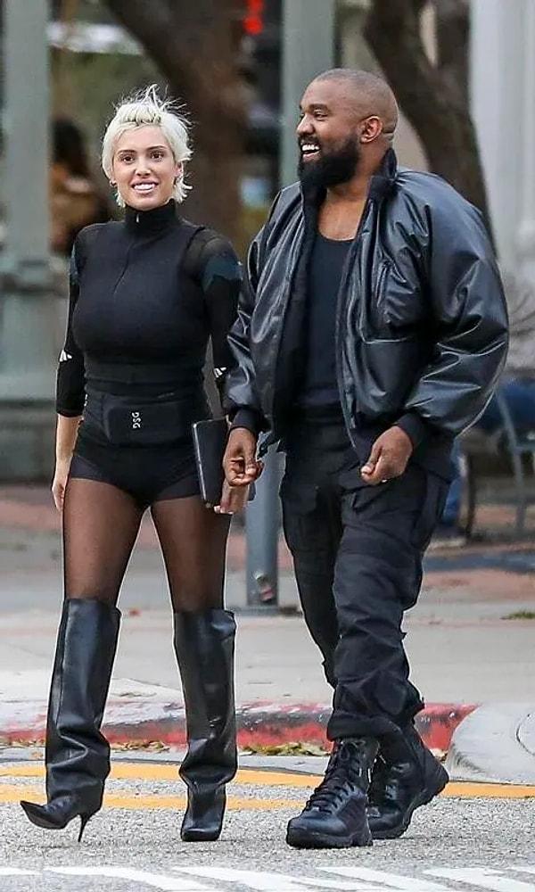 Boşanmanın ardından 42 yaşındaki Kanye West 27 yaşındaki Bianca Censori ile dünyaevine girdi. Bu ikili de en az Kim ve Kanye ikilisi kadar ilgi çekmeyi başardı, şimdilerde giyimleriyle sürekli gündemdeler zaten.