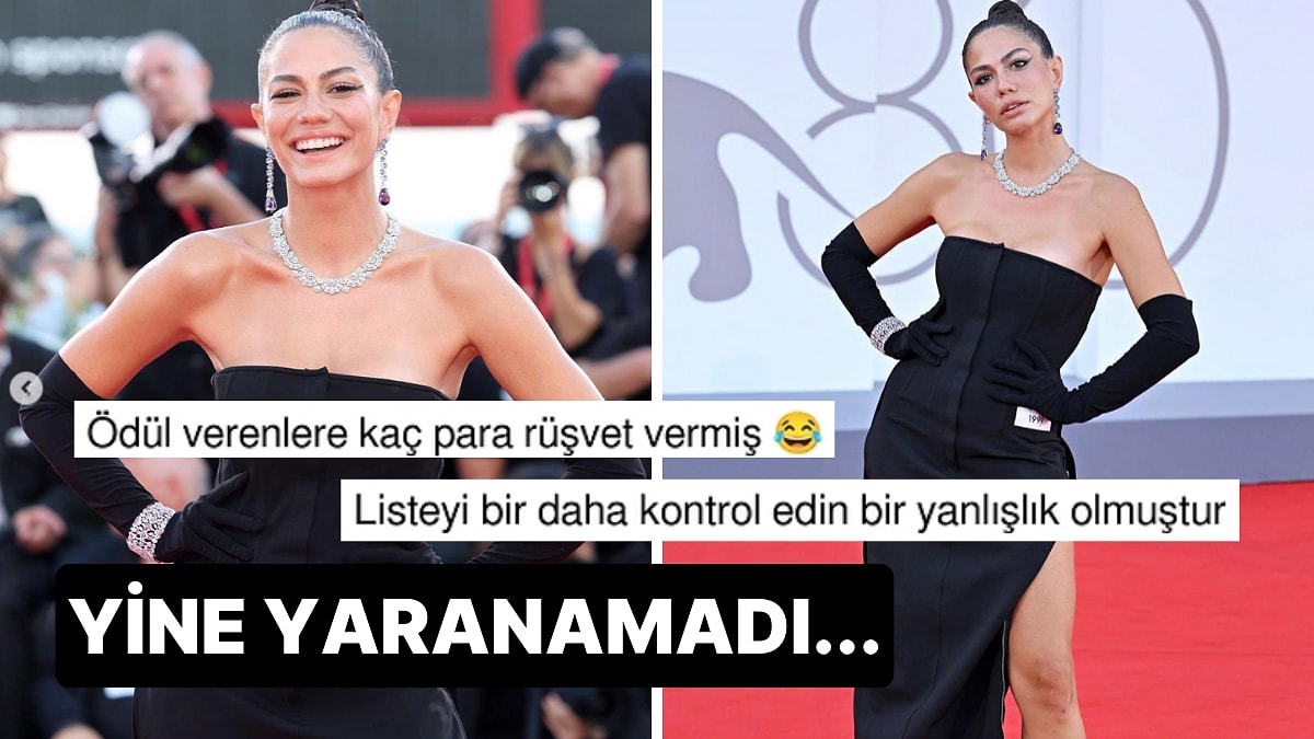 Yerden Yere Vurulmuştu: Demet Özdemir Venedik Film Festivali En İyi  Giyinenler Listesine Giren Tek Türk Oldu