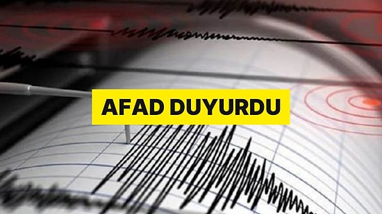 AFAD Duyurdu: Malatya'da 4 Büyüklüğünde Deprem