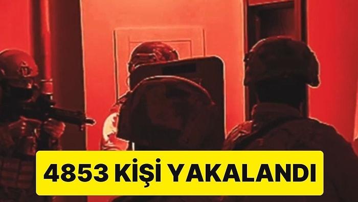 Ali Yerlikaya, 81 İlde Düzenlenen Büyük Operasyonu Açıkladı: 4 bin 853 Firari Yakalandı