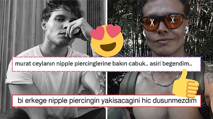 Survivor Sunucusu Murat Ceylan'ın Üstsüz Pozundaki Meme Ucu Piercinglerini Gören Dönüp Bir Daha Baktı!