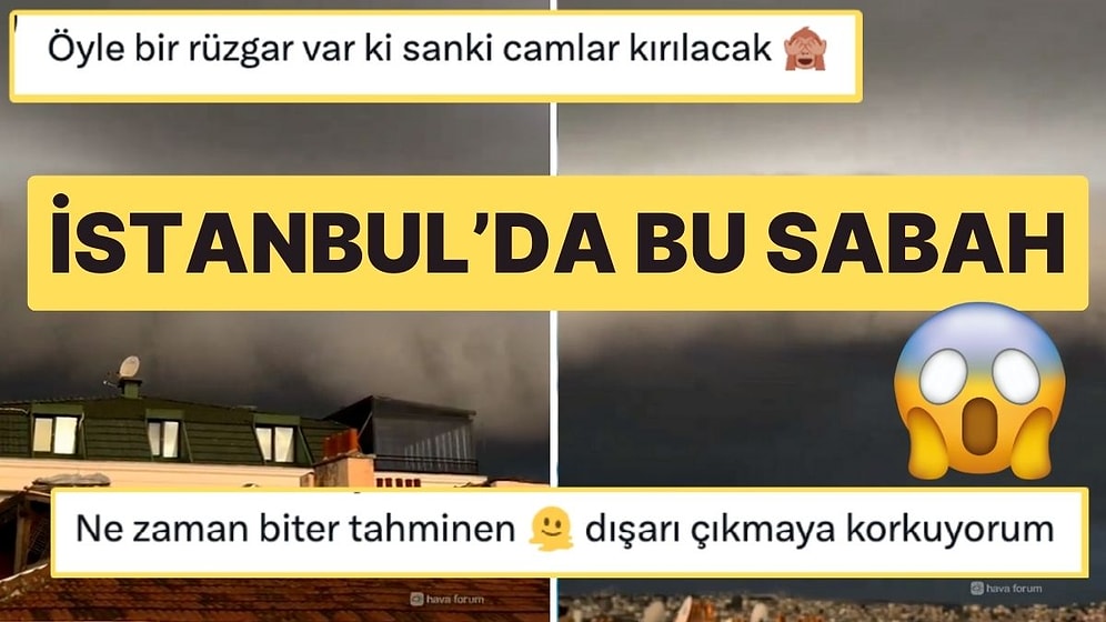 İstanbul’da Kara Bulutlar Oluştu: “Sağanak Yağmur Megakenti Vurup Geçecek”