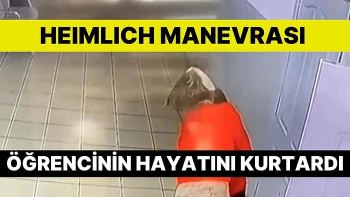 Kırklareli'de Öğretmen Heimlich Manevrası Kullanarak Öğrencinin Hayatını Kurtardı