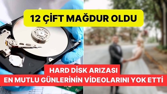 Ani Elektrik Kesintisi Hard Diski Bozdu: 12 Çiftin Kına ve Düğün Videoları Yok Oldu