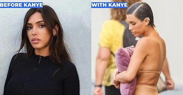 Kanye West'in tüm gözleri eşinin üzerine çekmesiyle birlikte Bianca'nın eski hali de gündem oldu.