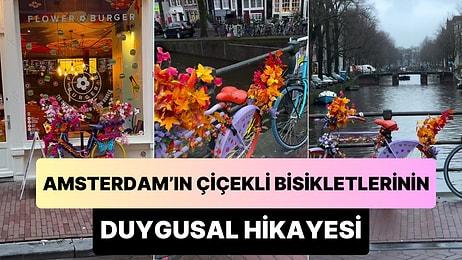 Amsterdam'ın Birçok Noktasında Bulunan Çiçekli Bisikletlerin Duygusal Hikayesini Biliyor muydunuz?