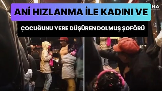 Yanlış Dolmuşa Binen Yabancı Uyruklu Kadın Ücret Vermeden İnmek İsteyince Sinirlenen Şoför Aniden Gaza Bastı