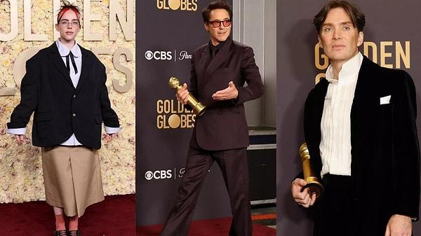 Billie Eilish, Robert Downey Jr, Cillian Murphy gibi başarılı işlere imza atmış ünlüler ödüllerine kavuştu.