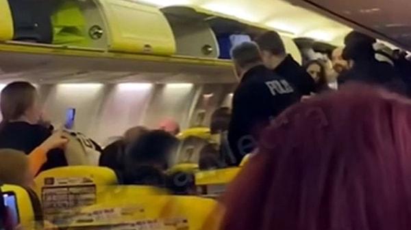 Dün İrlanda’nın Dublin şehrinden yola çıkan ve Bodrum'a gelen Ryanir uçağında yabancı uyruklu sarhoş bir kadın, uçağı birbirine kattı.