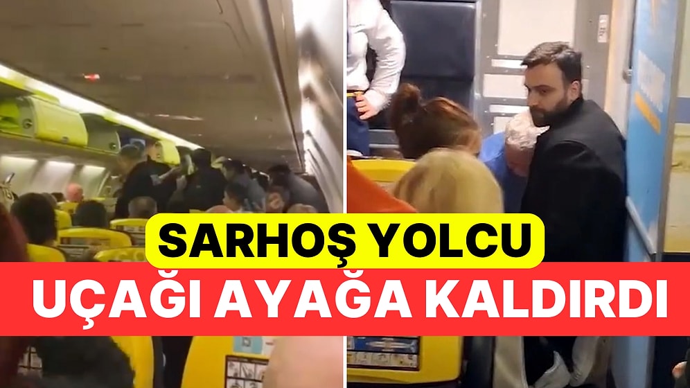 Sarhoş Yolcu Dublin-Bodrum Uçağını Karıştırdı: Türk Yolcunun Dudağını Patlattı