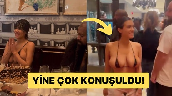 Kanye West'in Eşi Bianca Censori Cesur Doğum Günü Kombiniyle Hayatı Sorgulattı