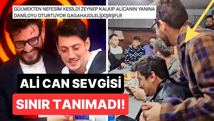 MasterChef'in Final Sonrası Buluştukları Yemekte Ali Can'ın Yanına Oturmaya Çalışan Danilo Şef Dillere Düştü!