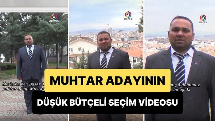 Ankara'da Muhtar Adayı Olan Mustafa Samsun İsimli Adam, Düşük Bütçeli Seçim Videosu ile Gündem Oldu