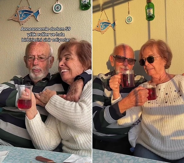 Viral olan görüntülerde 59 yıllık eşini sinir eden adam aşka olan inancımızı tazeledi.