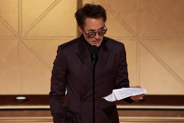Best Supporting Male Actor: Robert Downey Jr. - "Oppenheimer"